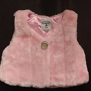 Mud Pie Girls pink Vest